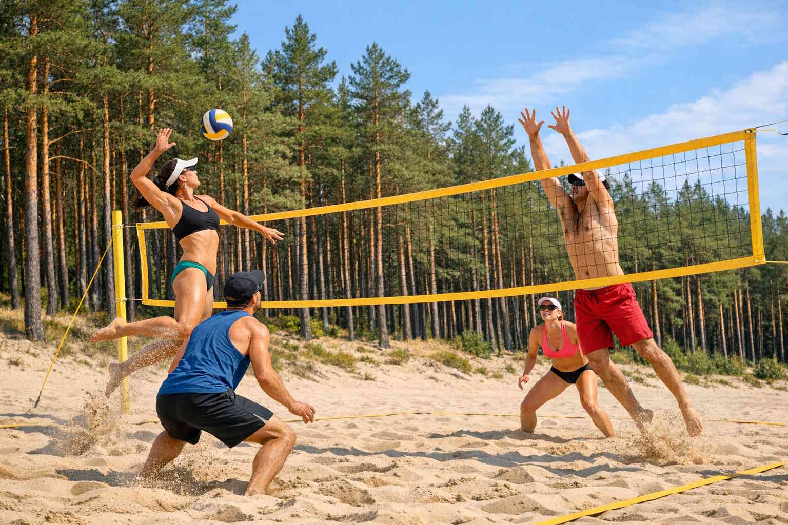 Äänestä rantalentopallokenttä Ekniemeen